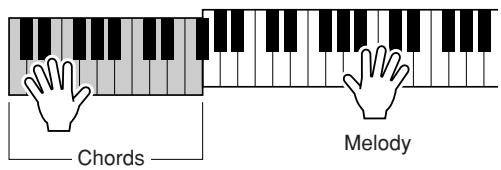 YAMAHA PSR-E323 - Playing chords along with score of the Song - 2