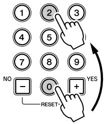 YAMAHA PSR-E323 - ● Number buttons [0]–[9] - 1