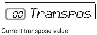 YAMAHA PSR-E323 - Transpose - 1