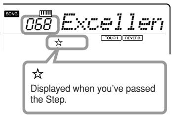 YAMAHA PSR-E323 - Start the Lesson. - 3