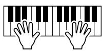 YAMAHA PSR-S710 - Appuyez sur la touche [SYNC START] pour activer la fonction de début synchronisé. - 2