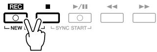 YAMAHA PSR-S710 - Enregistrement de votre performance (enregistrement rapide) - 1