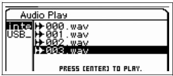 YAMAHA S70 XS - Écran file selection (sélection de fichier) - 1