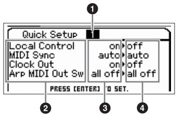 YAMAHA S70 XS - Mode de changement de programme - 1