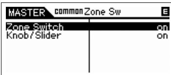 YAMAHA S70 XS - Zone sw (zone switch) (sélecteur de zone) - 1