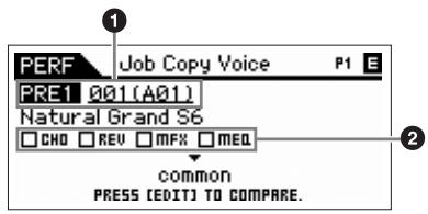 YAMAHA S70 XS - A/d (paramètres de l'entrée a/n) - 1
