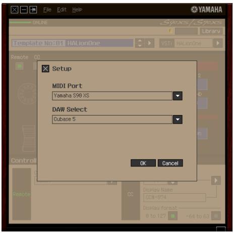 YAMAHA S90 XS REMOTE EDITOR - Operation flow from starting the application to closing it - 3