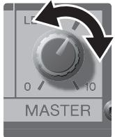 YAMAHA STAGEPAS 300 - Utilisez la commande MASTER LEVEL pour régler le volume global. - 1
