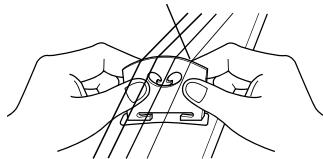 YAMAHA SV-255 - Always make sure that the bridge is standing vertically, whether the instrument is being played or stored. (see diagram on page 12) - 2