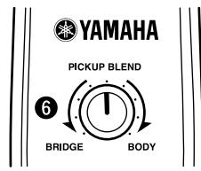 YAMAHA SV-255 - ⑥ Pickup Blend Control (PICKUP BLEND) - 1