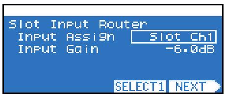 YAMAHA TX6N - Slot input router (routeur de l'entrée du logement) - 1