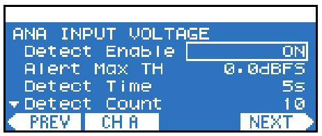 YAMAHA TX6N - Écran setting - 1