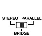 YAMAHA XM-4080 - Connection configurations for BRIDGED mode - 1