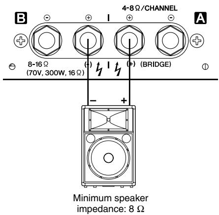 YAMAHA XM-4180 - Connection configurations for BRIDGED mode - 2