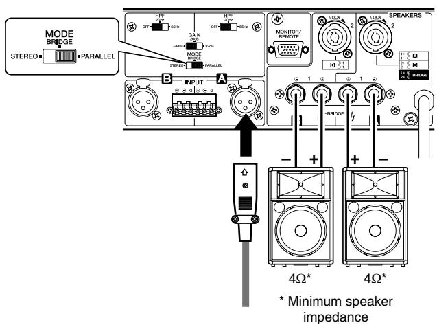 YAMAHA XP-2500 - - 5-way binding post - 1