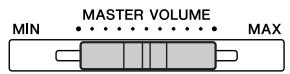 YAMAHA YNP-25 - MASTER VOLUME: - 1