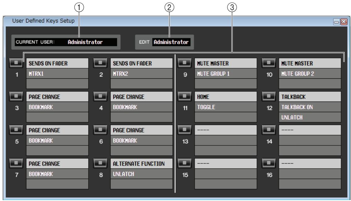 YAMAHA CL-1 - Configuration des touches définies par l'utilisateur - 1