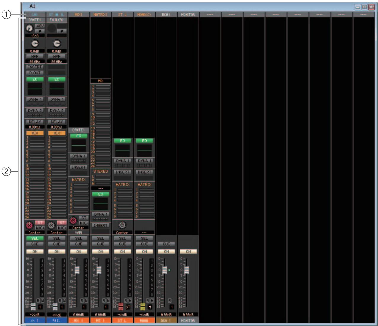 YAMAHA CL-1 - Canal de fader - 1