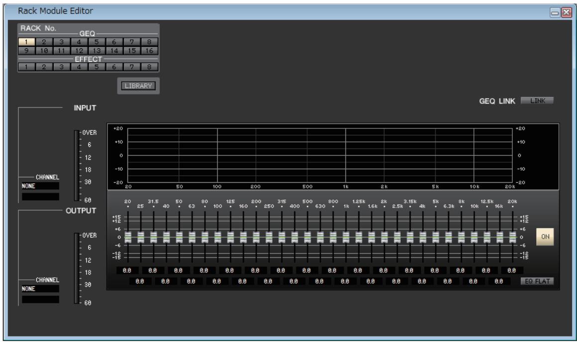 YAMAHA CL-1 - Indicateur GEQ link (liaison de GEQ) - 1