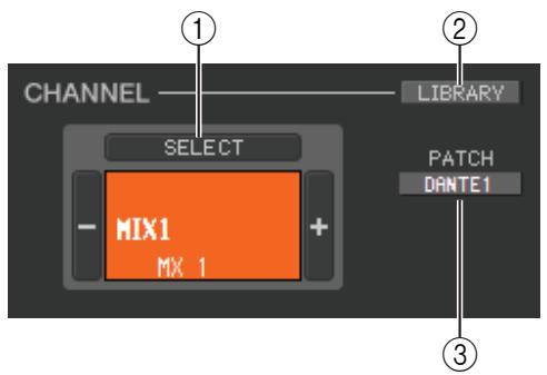 YAMAHA CL-5 - CHANNEL SELECT (Selection de canaux) - 1