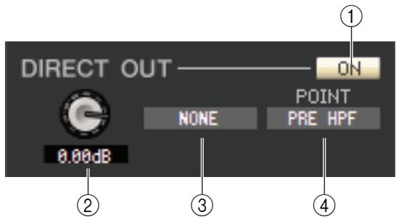 YAMAHA CL1 - DIRECT OUT (sortie directe) (sauf pour les canaux ST IN) - 1