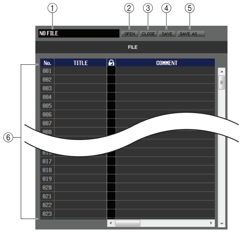 YAMAHA CL1 - SEND Parameter (paramètre d'envoi) - 1