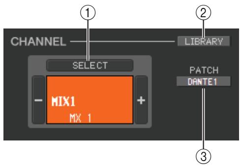 YAMAHA CL3 - CHANNEL SELECT (Sélection de canaux) - 1