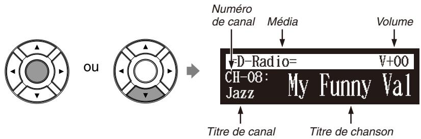 YAMAHA DISKLAVIER E3 CLASSIC - Appuyez sur [ENTER] ou [▼] pour que l'émission du canal sélectionné commence. - 1