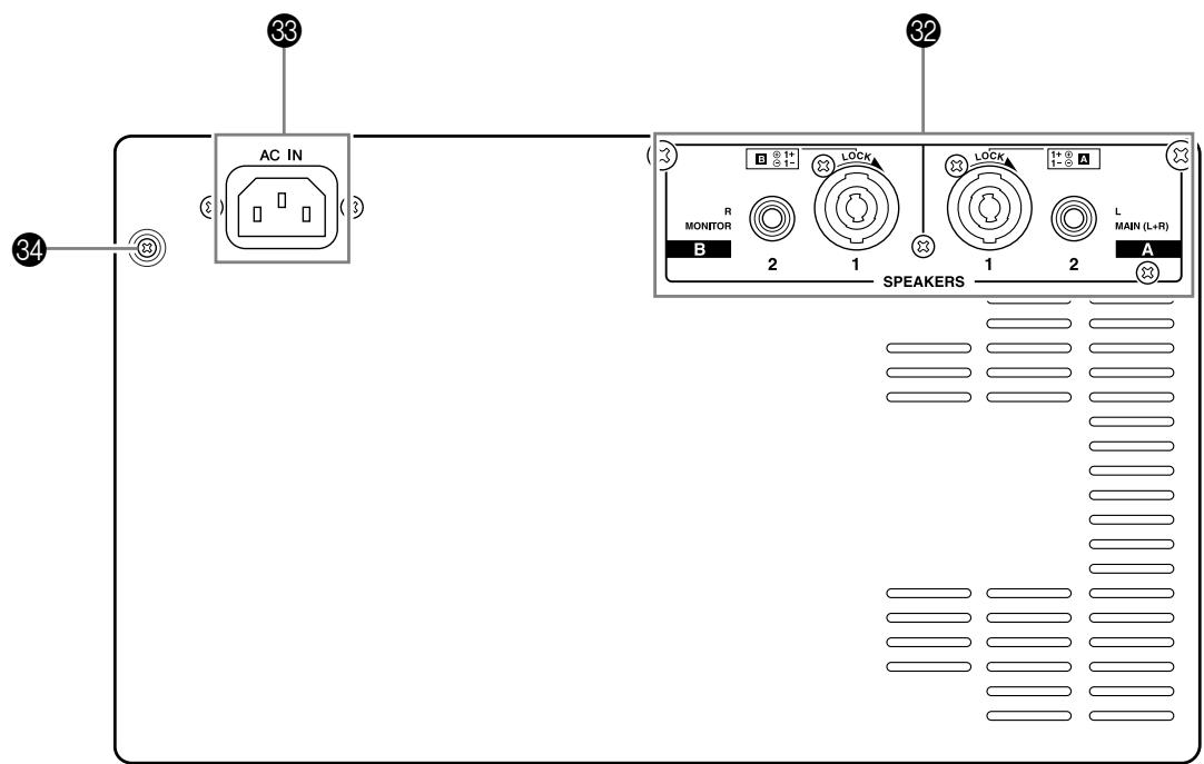 YAMAHA EMX-312SC - Voyant et interrupteur POWER - 2