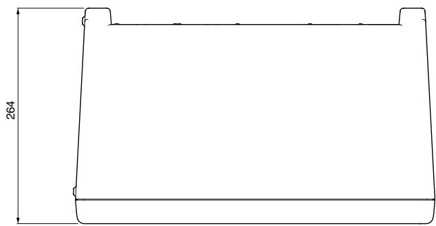 YAMAHA EMX-312SC - Diagrammes dimensionnels - 1