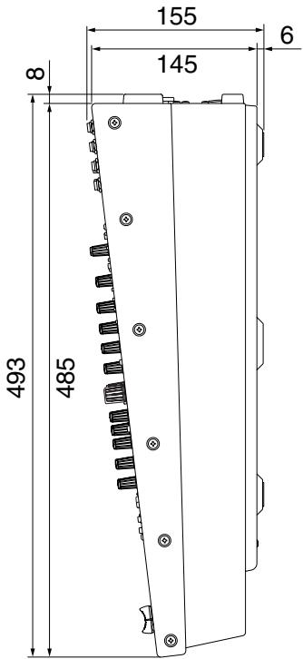 YAMAHA EMX 5016CF - Dimensional Diagrams - 3
