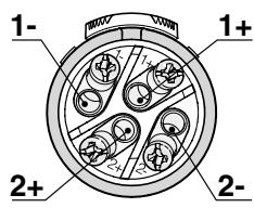 YAMAHA EMX 5016CF - SPEAKERS jacks - 1