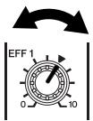 YAMAHA EMX 5016CF - Use the channel EFF1 knobs to adjust the effect depth for each channel. - 1