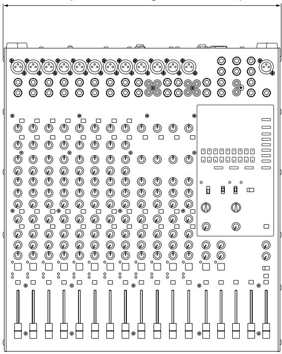 YAMAHA EMX 5016CF - Dimensional Diagrams - 2