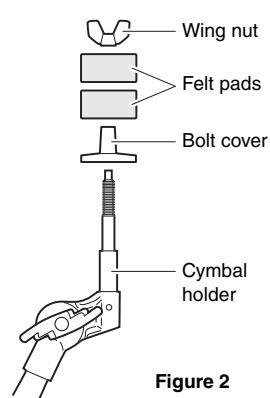 YAMAHA PCY90AT - ■ Assembling the cymbal pad - 2