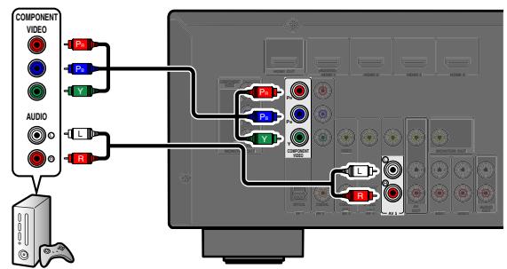 YAMAHA RX-V367 - ■ Raccordement des composants à des appareils de sortie audio analogique - 1