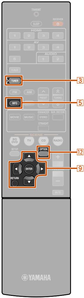 YAMAHA RX-V367 - ■ Affichage des informations du Système de données radio - 1