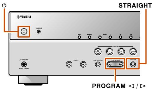 YAMAHA RX-V367 - Affichage/Réglage du menu Advanced Setup - 1