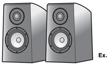 YAMAHA RX-V367 - Enceintes avant gauche et droite - 1
