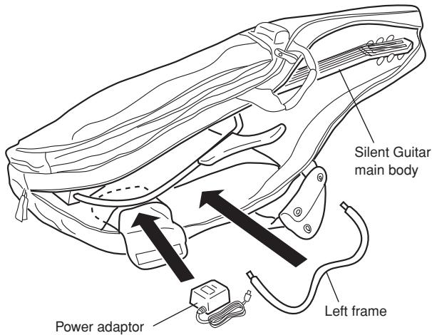 YAMAHA SLG110N - Using the Soft Case - 1
