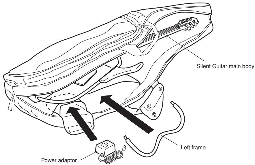 YAMAHA SLG110S - Using the Soft Case - 1