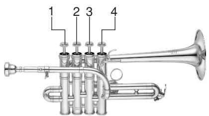 YAMAHA TRUMPETS - The piston makes a metallic noise when pressed. - 5