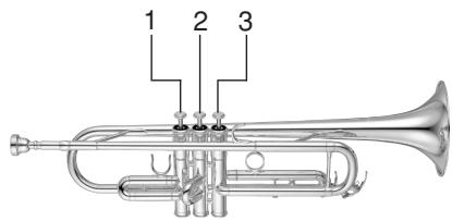 YAMAHA TRUMPETS - The piston makes a metallic noise when pressed. - 1