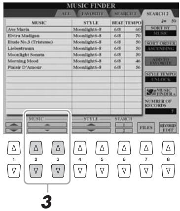 YAMAHA TYROS 4 - Appel des réglages de panneau correspondant au style (répertoire) - 2