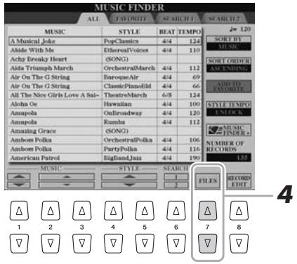 YAMAHA TYROS 4 - Chargement des réglages de panneau depuis le site web - 3