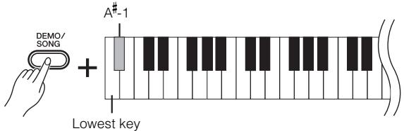YAMAHA YDP-S51 - To turn on Quick Play: - 1