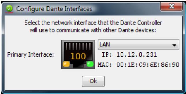 YAMAHA AIC128-D - Comment puis-je vérifier l'adresse IP utilisée par dante controller ? - 1