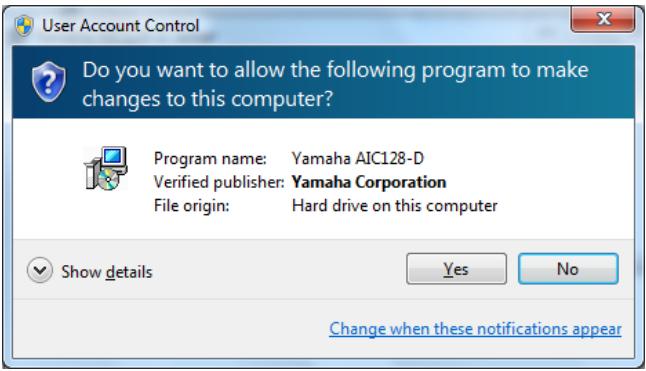 YAMAHA AIC128-D DRIVER - Preparation - 1
