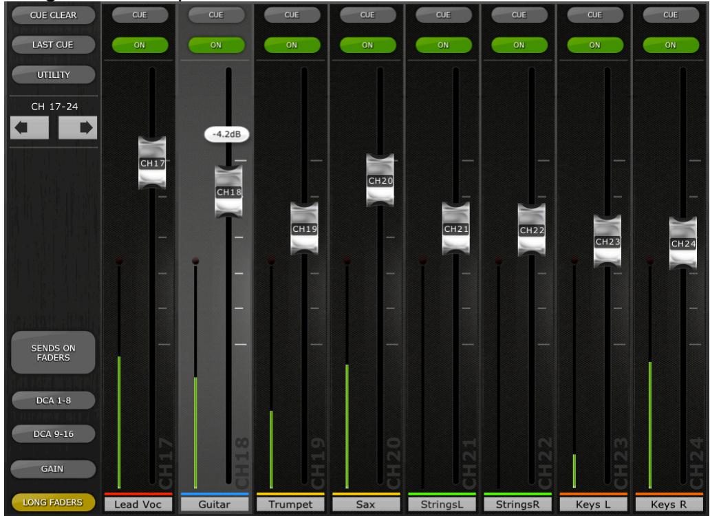 YAMAHA CL5/CL3/CL1 - Long Faders - 1