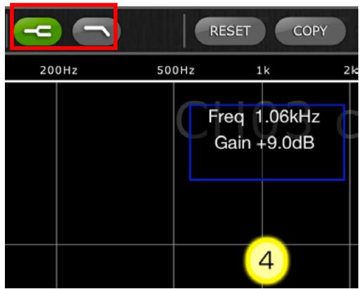 YAMAHA CL5/CL3/CL1 - Bandes 1 et 4 de l'égaliseur - 2
